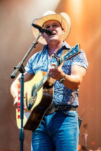 Jon Pardi performs during Austin City Limits Music Festival at Zilker Park on October 08, 2021 in Austin, Texas.