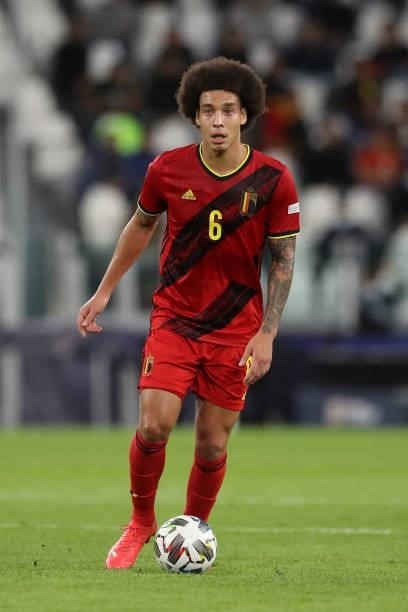 Axel Witsel of Belgium during the UEFA Nations League 2021 Semi-final match between Belgium and France at Juventus Stadium on October 07, 2021 in...