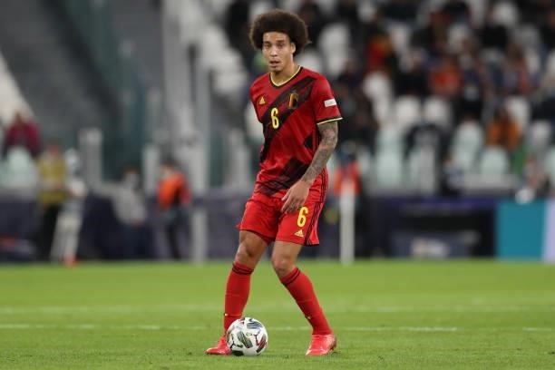 Axel Witsel of Belgium during the UEFA Nations League 2021 Semi-final match between Belgium and France at Juventus Stadium on October 07, 2021 in...