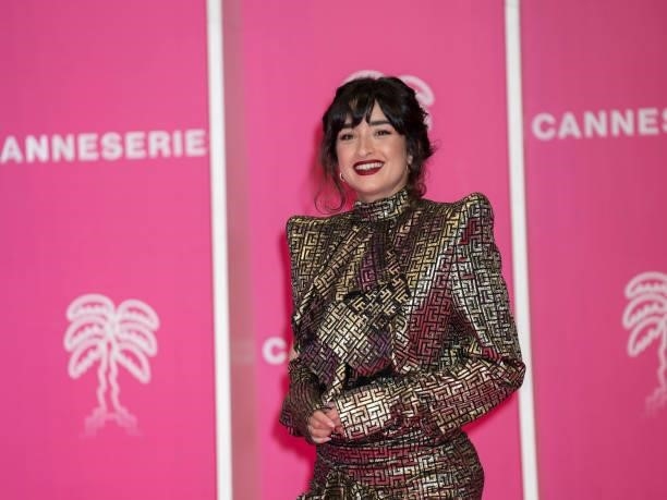 Shirine Boutella attends the 4th Canneseries Festival - Day Two on October 09, 2021 in Cannes, France.