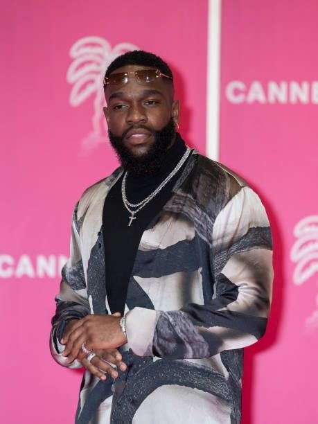 Tayc attends the 4th Canneseries Festival - Day Two on October 09, 2021 in Cannes, France.