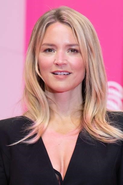 Actress Virginie Efira attends the 4th Canneseries Festival - Day Two on October 09, 2021 in Cannes, France.