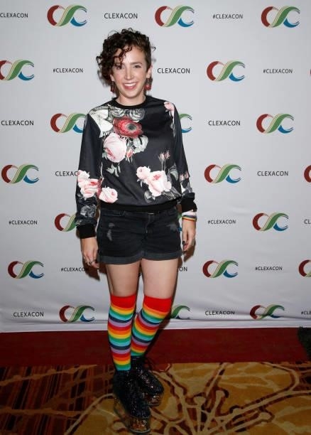 Actor/writer Madi Goff attends the ClexaCon 2021 convention at the Tropicana Las Vegas on October 09, 2021 in Las Vegas, Nevada.
