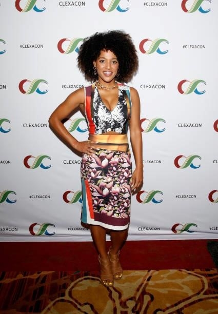 Actress Bethany Brown attends the ClexaCon 2021 convention at the Tropicana Las Vegas on October 09, 2021 in Las Vegas, Nevada.
