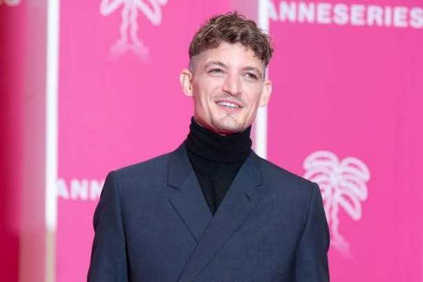 Actor Niels Schneider attends the 4th Canneseries Festival - Day Two on October 09, 2021 in Cannes, France.
