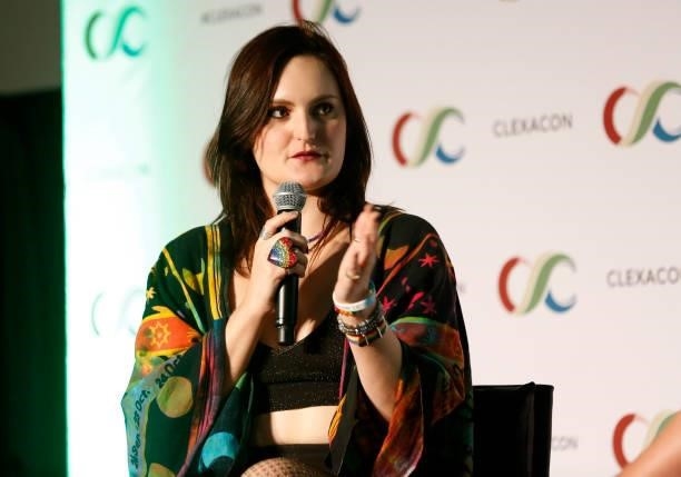 Actress Mary Chieffo speaks during the "Mary Chieffo 