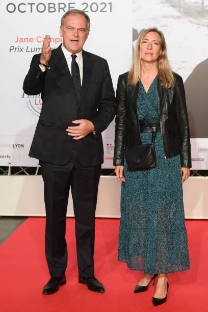 Guests attend the opening ceremony during the 13th Film Festival Lumiere In Lyon on October 09, 2021 in Lyon, France.