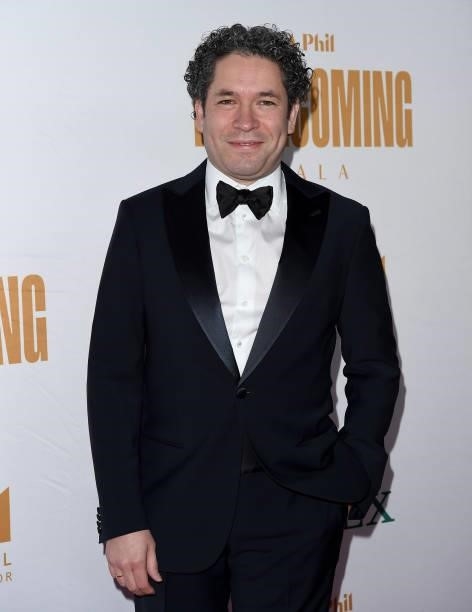 Gustavo Dudamel attends the Los Angeles Philharmonic Homecoming Concert & Gala at Walt Disney Concert Hall on October 09, 2021 in Los Angeles,...