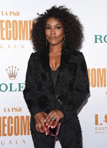 Angela Bassett attends the Los Angeles Philharmonic Homecoming Concert & Gala at Walt Disney Concert Hall on October 09, 2021 in Los Angeles,...