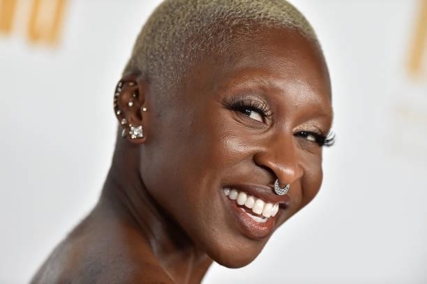 Cynthia Erivo attends the Los Angeles Philharmonic Homecoming Concert & Gala at Walt Disney Concert Hall on October 09, 2021 in Los Angeles,...