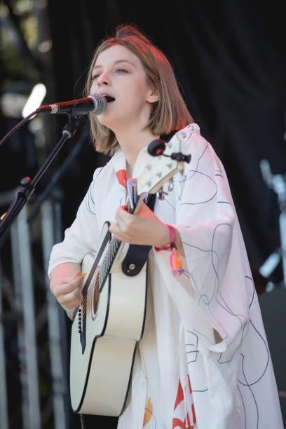 Singer-songwriter Jade Bird performs onstage during weekend two, day two of Austin City Limits Music Festival at Zilker Park on October 09, 2021 in...