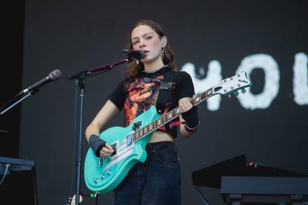 Singer-songwriter Holly Humberstone performs onstage during weekend two, day two of Austin City Limits Music Festival at Zilker Park on October 09,...