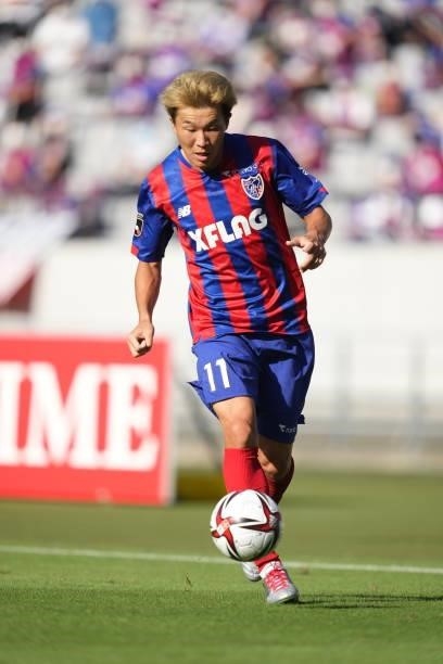 Kensuke NAGAI of FC Tokyo in action during the J.League Levain Cup Semi Final second leg match between FC Tokyo and Nagoya Grampus at Ajinomoto...