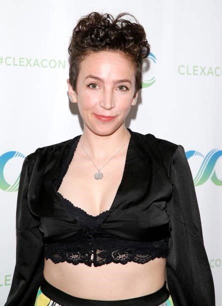 Actor/writer Madi Goff attends the ClexaCon 2021 convention at the Tropicana Las Vegas on October 10, 2021 in Las Vegas, Nevada.