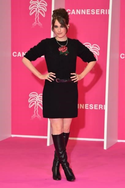 Attends the 4th Canneseries Festival - Day Three on October 10, 2021 in Cannes, France.