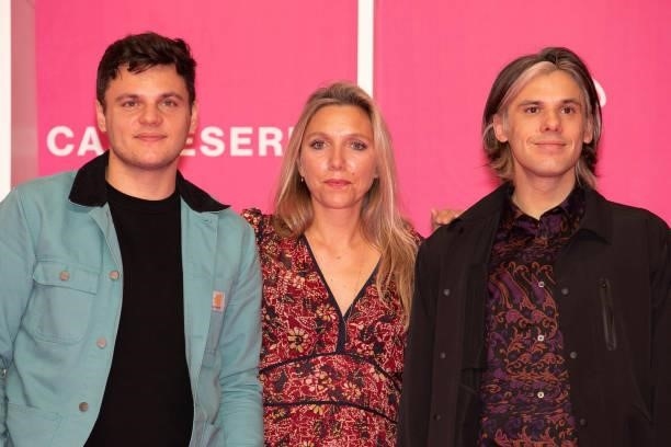 Clement Cotentin, Aurelien Cotentin a.k.a. Orelsan and guests attend the 4th Canneseries Festival - Day Three on October 10, 2021 in Cannes, France.