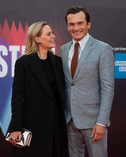 Aimee Mullins and Rupert Friend attend the "The French Dispatch