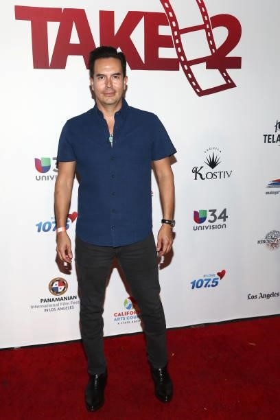 Luis Aldana attends “!Gaytino! Made In America" during the closing night of the East LA Film Festival and The Panamanian International Film Festival...