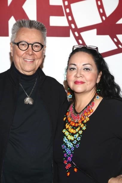 Dan Guerrero and Josefina Lopez attend “!Gaytino! Made In America" during the closing night of the East LA Film Festival and The Panamanian...