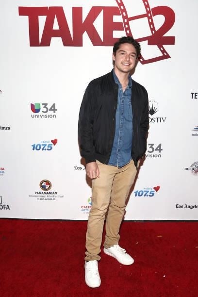 Jonny Lovo attends “!Gaytino! Made In America" during the closing night of the East LA Film Festival and The Panamanian International Film Festival...