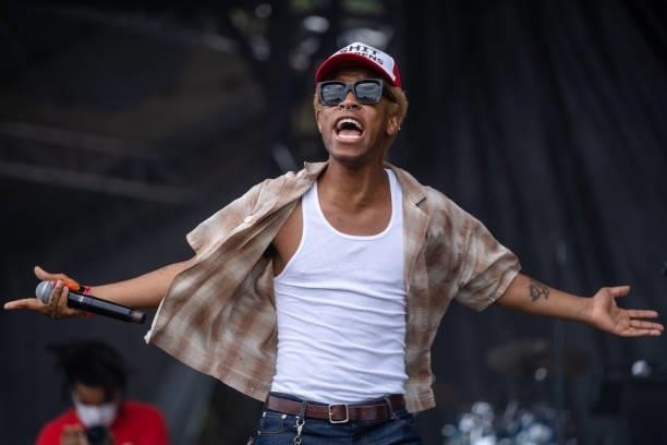 KennyHoopla performs at ACL Music Festival at Zilker Park on October 10, 2021 in Austin, Texas.