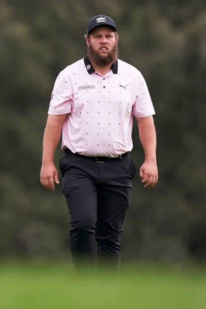Andrew Johnston of England walks during Day Four of The Open de Espana at Club de Campo Villa de Madrid on October 10, 2021 in Madrid, Spain.
