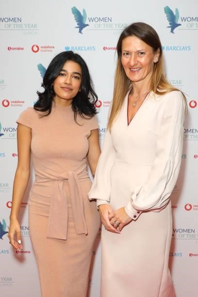 Mursal Hedayat and Lisa Francis attend the Women of the Year Lunch & Awards that recognises and celebrate 400 women from across the UK who have...