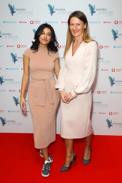 Mursal Hedayat and Lisa Francis attend the Women of the Year Lunch & Awards that recognises and celebrate 400 women from across the UK who have...