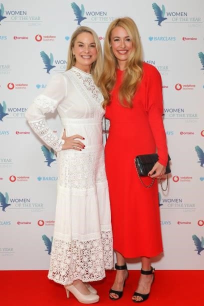 Tamzin Outhwaite and Cat Deeley attend the Women of the Year Lunch & Awards that recognises and celebrate 400 women from across the UK who have...