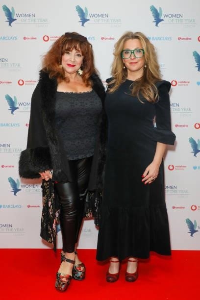 Harriet Thorpe and Tracy-Ann Oberman attend the Women of the Year Lunch & Awards that recognises and celebrate 400 women from across the UK who have...