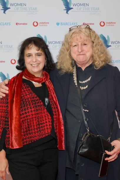 Nica Burns and Jenny Beavan attend the Women of the Year Lunch & Awards that recognises and celebrate 400 women from across the UK who have achieved...