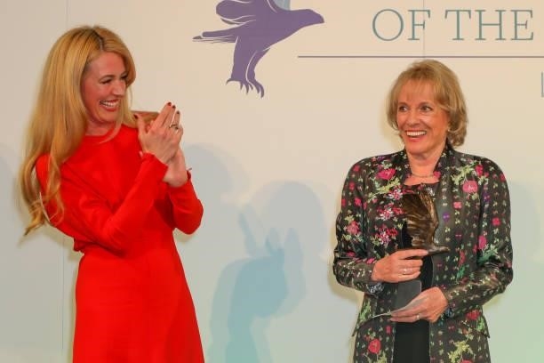 Esther Rantzen, winner of the Women of the Year Lifetime Achievement Award 2021 attend the Women of the Year Lunch & Awards that recognises and...