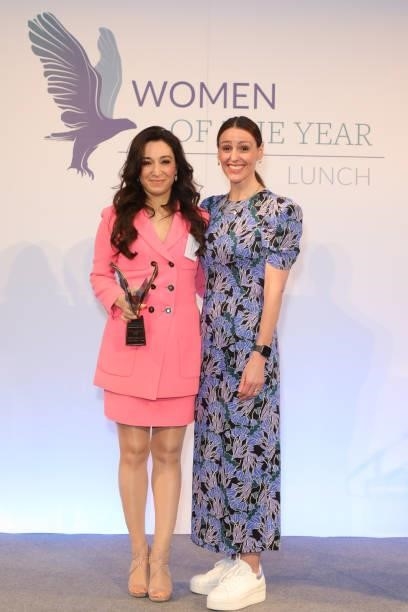 Heba Bevan and Suranne Jones attend the Women of the Year Lunch & Awards that recognises and celebrate 400 women from across the UK who have achieved...