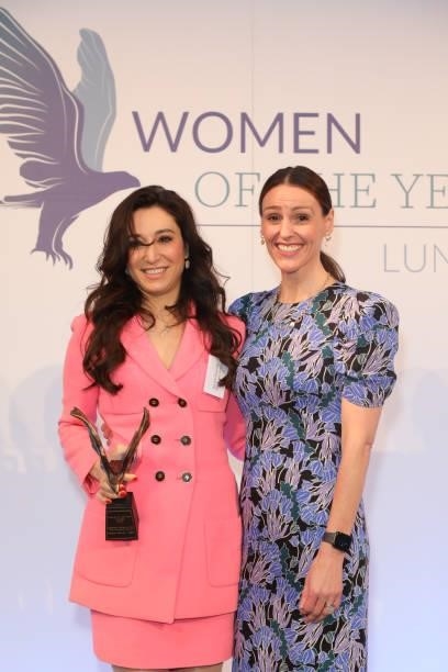 Heba Bevan and Suranne Jones attend the Women of the Year Lunch & Awards that recognises and celebrate 400 women from across the UK who have achieved...
