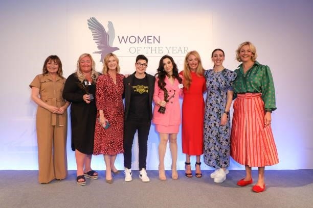 Lorraine Kelly, Laura McSorley, Julie Etchingham, Sue Perkins, Heba Bevan, Cat Deeley, Suranne Jones and Lady Louise Vaughan attend the Women of the...