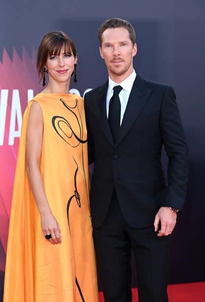 Sophie Hunter and Benedict Cumberbatch attend "The Power Of The Dog
