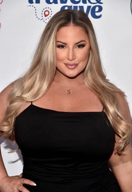 Ashley Alexiss attends Travel & Give Fundraiser with Lisa Vanderpump at Tom Tom on October 11, 2021 in West Hollywood, California.