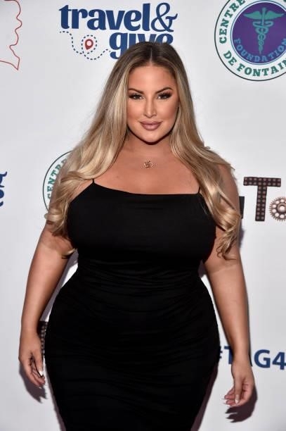 Ashley Alexiss attends Travel & Give Fundraiser with Lisa Vanderpump at Tom Tom on October 11, 2021 in West Hollywood, California.