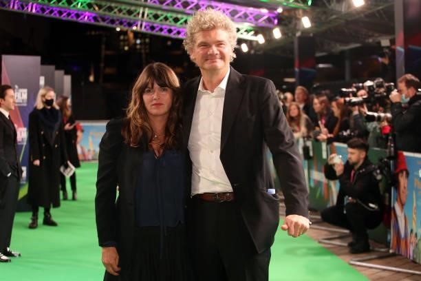 Claire Keelan and Simon Farnaby attend "The Phantom Of The Open