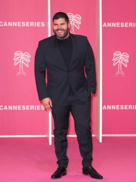 Salvatore Esposito attends the 4th Canneseries Festival - Day Five on October 12, 2021 in Cannes, France.