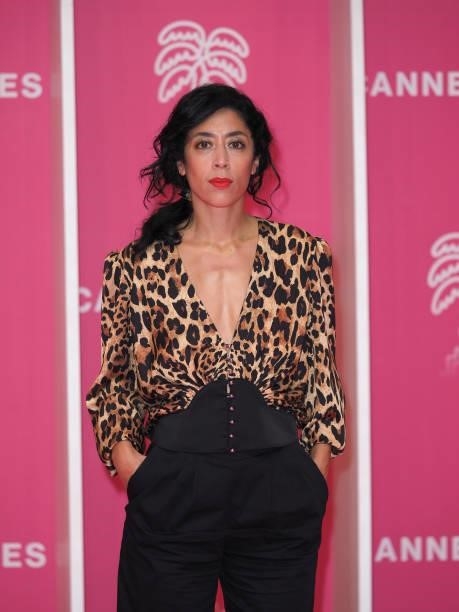 Naidra Ayadi attends the 4th Canneseries Festival - Day Five on October 12, 2021 in Cannes, France.