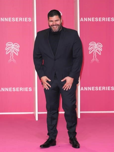 Salvatore Esposito attends the 4th Canneseries Festival - Day Five on October 12, 2021 in Cannes, France.