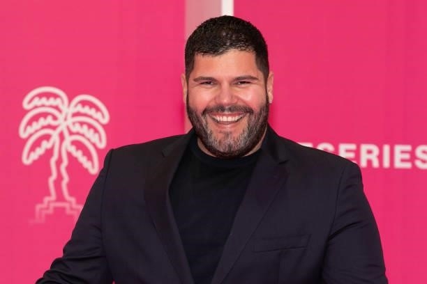 Actor Salvatore Esposito attends the 4th Canneseries Festival - Day Five on October 12, 2021 in Cannes, France.