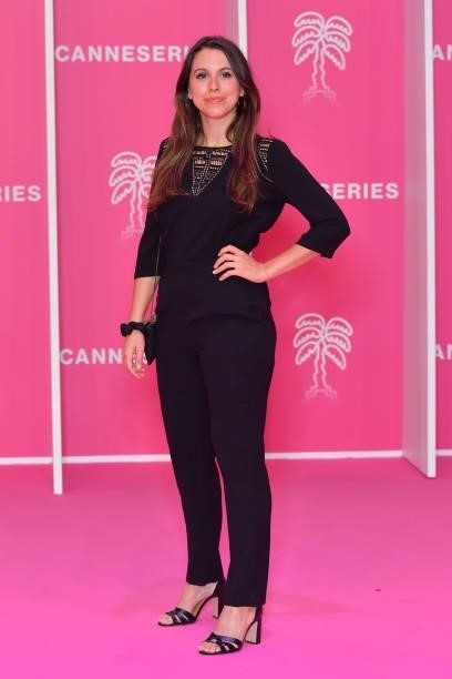 Kaycie Chase attends the 4th Canneseries Festival - Day Five on October 12, 2021 in Cannes, France.