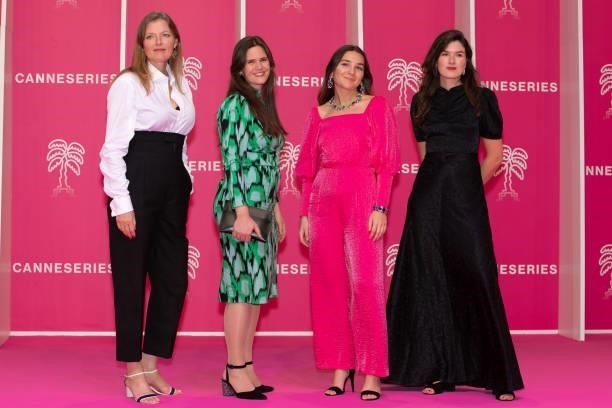 Guests attend the 4th Canneseries Festival - Day Five on October 12, 2021 in Cannes, France.
