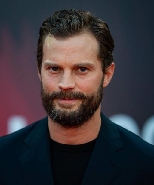 Jamie Dornan attends a service of Thanksgiving to mark the centenary of The Royal British Legion at Westminster Abbey on October 12, 2021 in London,...