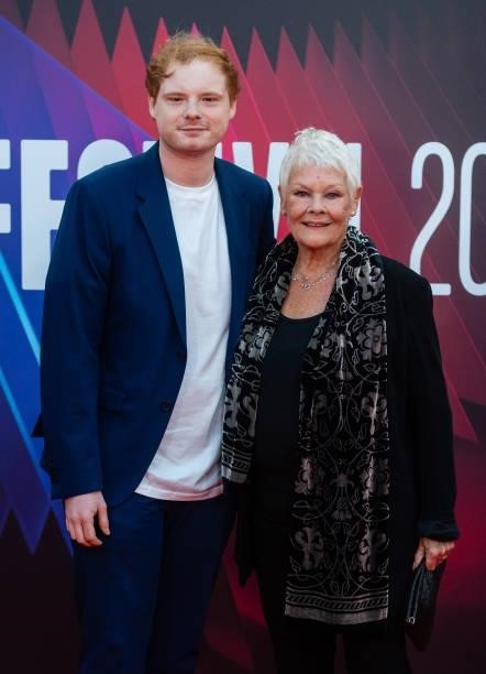 Dame Judi Dench and Sam Williams attend the "Belfast