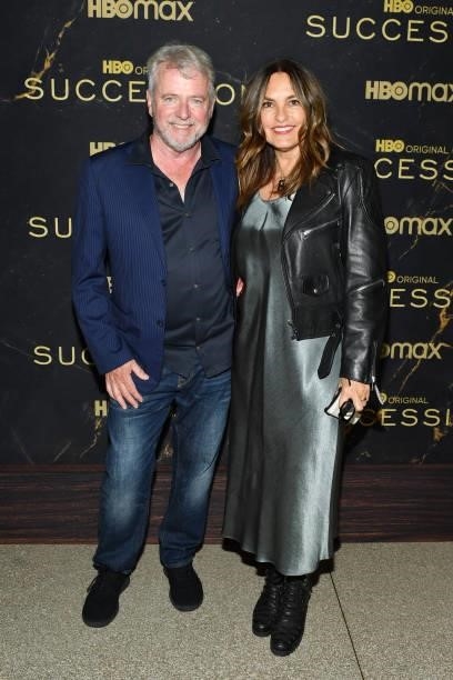 Aidan Quinn and Mariska Hargitay attend HBO's "Succession