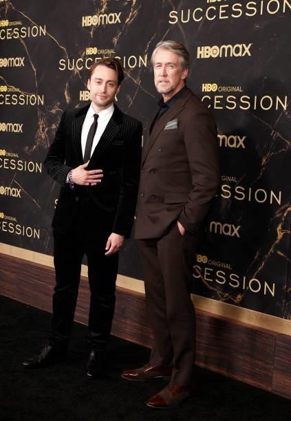 Kieran Culkin and Alan Ruck attend the HBO's "Succession