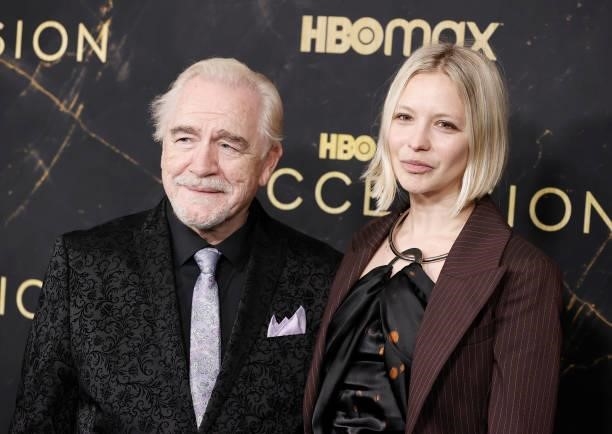 Brian Cox and Annabelle Dexter-Jones attend the HBO's "Succession